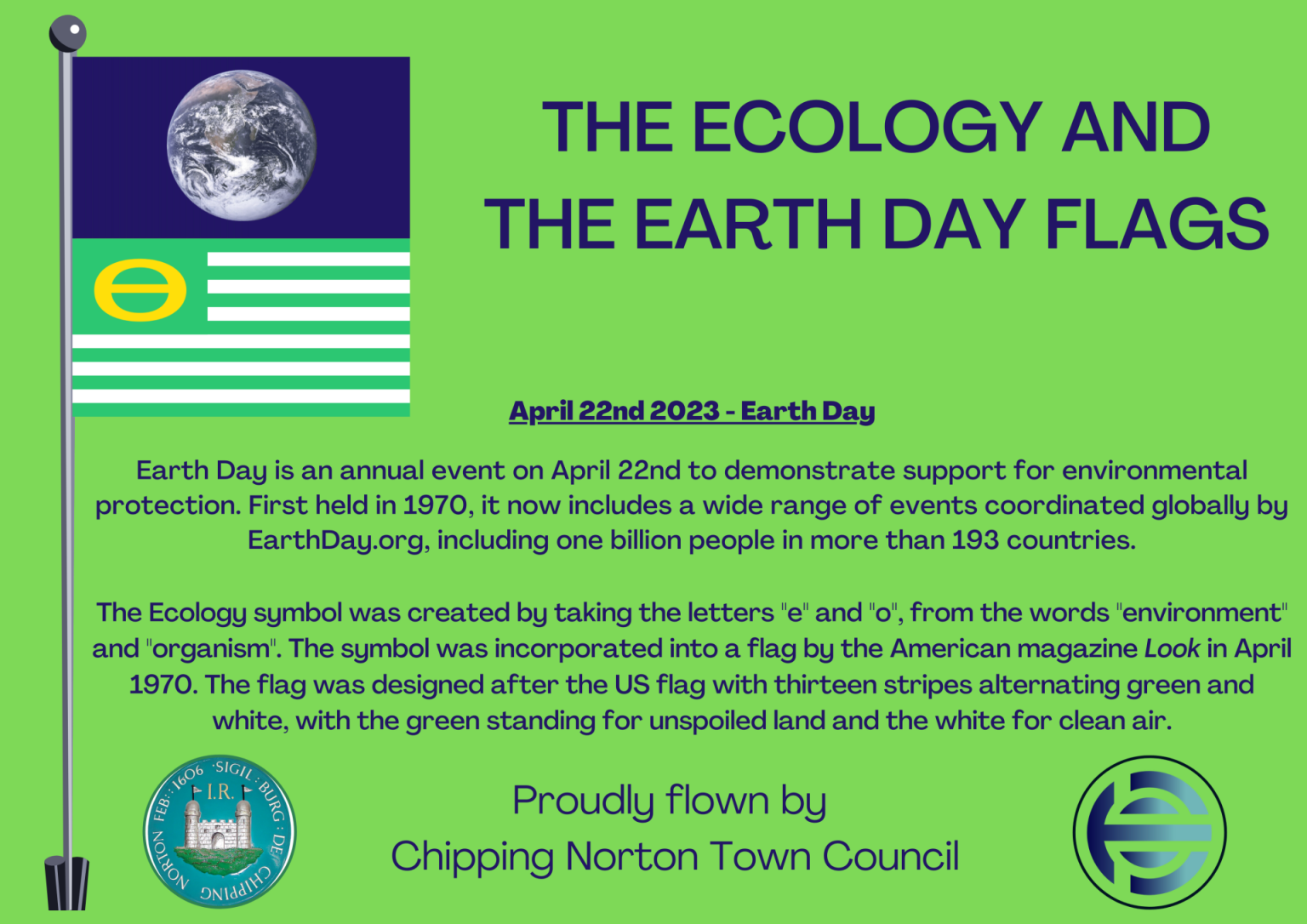 Earth Day And Ecology Flag  1536x1086 