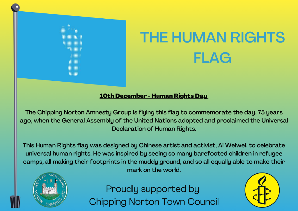 Flag flying: The Human Rights Flag (10 Dec 24) - Chipping Norton Town ...